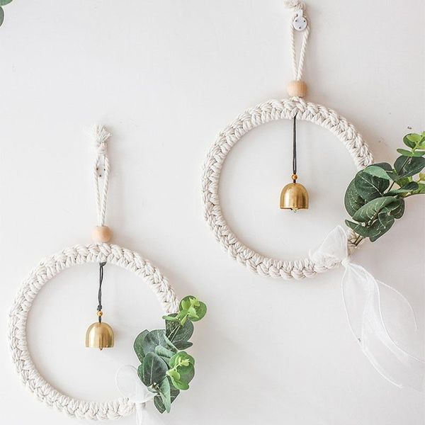 decorative flowers & wreaths hand-woven macrame wall hanging wreath wedding geometric garland simulation flower pendant home living room dec
decorative flowers & wreaths hand-woven macrame wall hanging wreath wedding geometric garland simulation flower pendant home living room dec