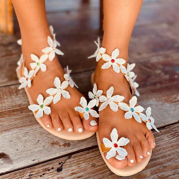 sandals 2021 summer ladies shoes women white flowers flat bohemian casual beach for woman plus size35-43, Black
sandals 2021 summer ladies shoes women white flowers flat bohemian casual beach for woman plus size35-43, Black