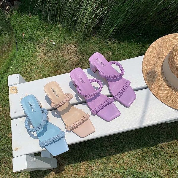 slippers fashion women sandals narrow band thick high heels slides gladiator elegant pumps ladies pbdh, Black
slippers fashion women sandals narrow band thick high heels slides gladiator elegant pumps ladies pbdh, Black