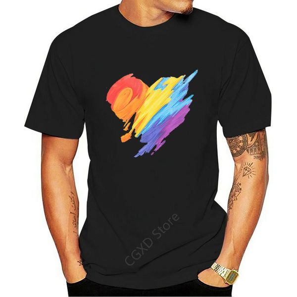 men's t-shirts summer clown painting and graffiti rainbow heart short sleeve t shirt for men's women’s couples, White;black
men's t-shirts summer clown painting and graffiti rainbow heart short sleeve t shirt for men's women’s couples, White;black