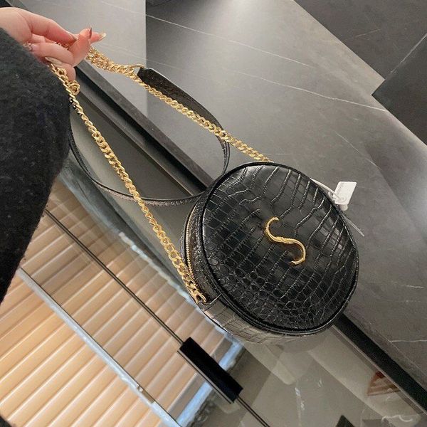 classical women genuine leather shoulder bag round cake packages fashion designers chain alligator cross-body bags series superfine zipper
classical women genuine leather shoulder bag round cake packages fashion designers chain alligator cross-body bags series superfine zipper