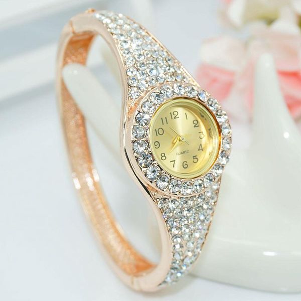 wristwatches bling watch women luxury crystal rose gold silver shinning full diomand rhinestone bangle bracelet, Slivery;brown
wristwatches bling watch women luxury crystal rose gold silver shinning full diomand rhinestone bangle bracelet, Slivery;brown