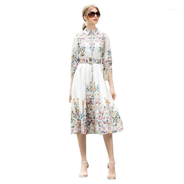 casual dresses 2021 women summer plus size womens clothing blooming floral elegant day dress turn-down collar 3/4 sleeve a line dress1, Black;gray
casual dresses 2021 women summer plus size womens clothing blooming floral elegant day dress turn-down collar 3/4 sleeve a line dress1, Black;gray