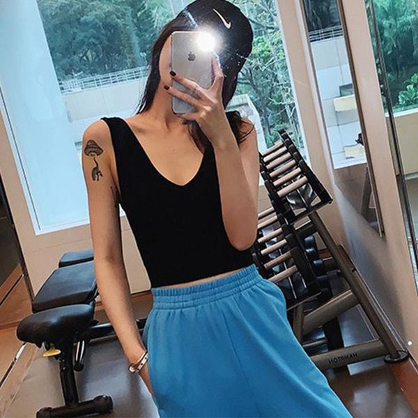 women's tanks & camis tank sleeveless thin strap solid color slim deep v neck casual style for female feme, White
women's tanks & camis tank sleeveless thin strap solid color slim deep v neck casual style for female feme, White