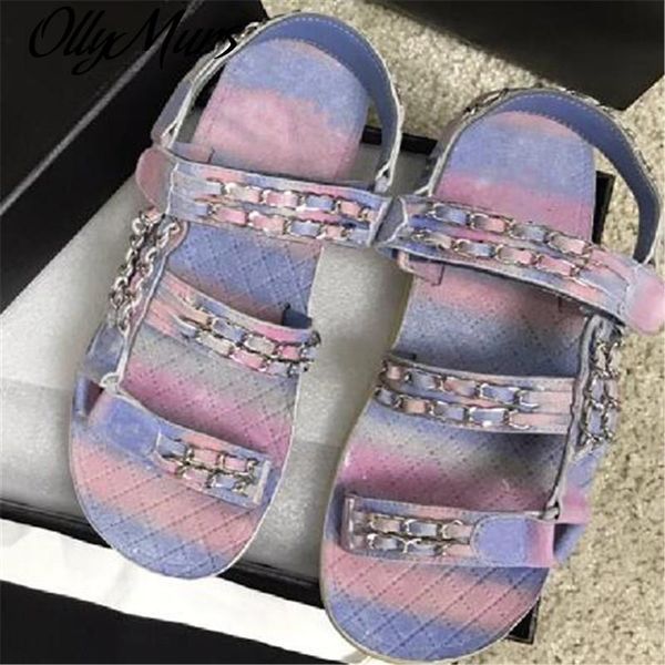 ollymurs chain buckle sandals summer women shoes strap zapatos round toe fashion, Black
ollymurs chain buckle sandals summer women shoes strap zapatos round toe fashion, Black