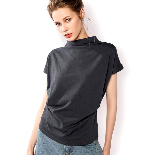 women shirts summer female cotton turtleneck solid blouse 100% wholesale 5200, White
women shirts summer female cotton turtleneck solid blouse 100% wholesale 5200, White