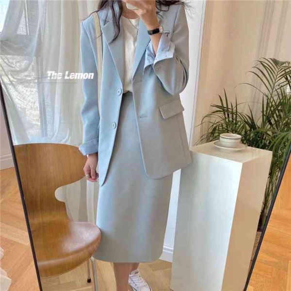 two piece dress midi blazer skirt ensembles with two pieces, women's clothes for korean fashion office, spring u2t9, White
two piece dress midi blazer skirt ensembles with two pieces, women's clothes for korean fashion office, spring u2t9, White