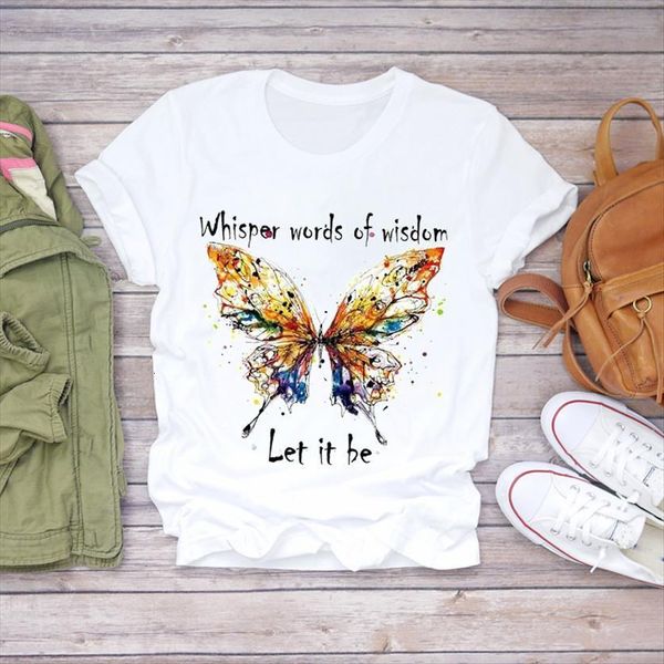 watercolor butterfly cartoon printing women t shirt 90s fashion print womens graphic female tee, White
watercolor butterfly cartoon printing women t shirt 90s fashion print womens graphic female tee, White