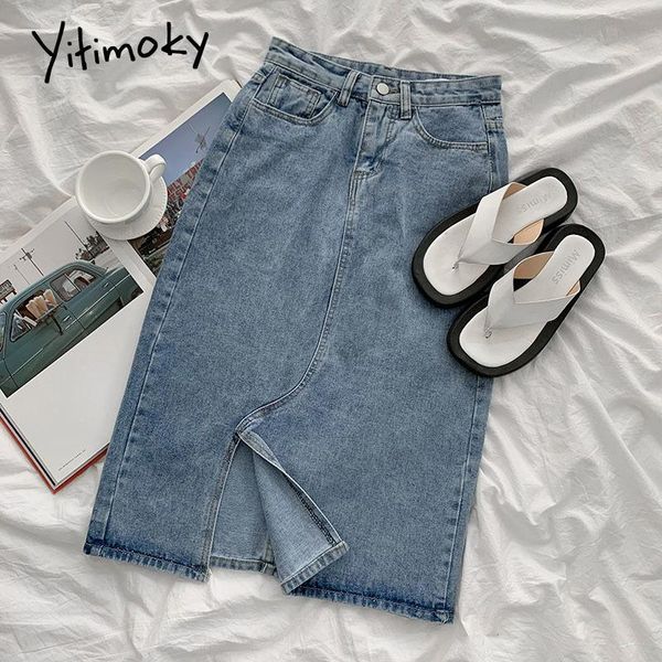 skirts yitimoky denim womens slit high waist blue plus size jean pockets korean casual button zipper summer 2021, Black
skirts yitimoky denim womens slit high waist blue plus size jean pockets korean casual button zipper summer 2021, Black