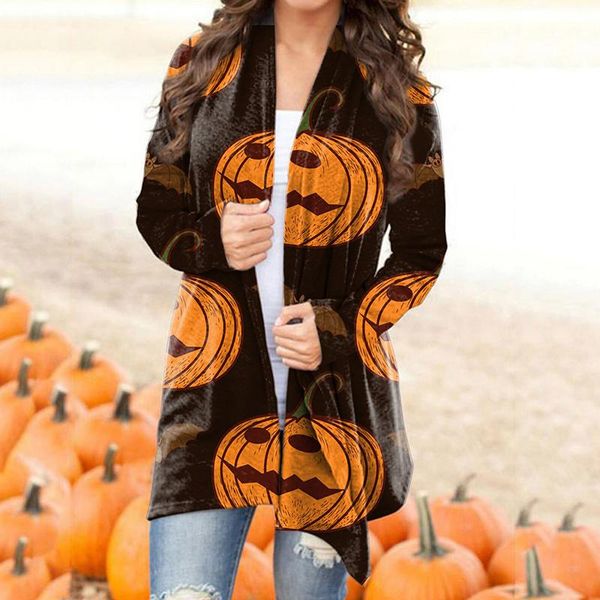 women's jackets women halloween pumpkin printed outerwear autumn winter long sleeve open stitch fashion v neck streetwear casual cardi, Black;brown
women's jackets women halloween pumpkin printed outerwear autumn winter long sleeve open stitch fashion v neck streetwear casual cardi, Black;brown