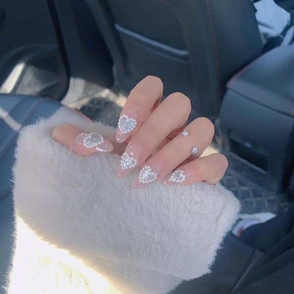 false nails 24pcs peach heart pearl wear long paragraph fashion manicure patch save time wearable nail sk88, Red;gold
false nails 24pcs peach heart pearl wear long paragraph fashion manicure patch save time wearable nail sk88, Red;gold