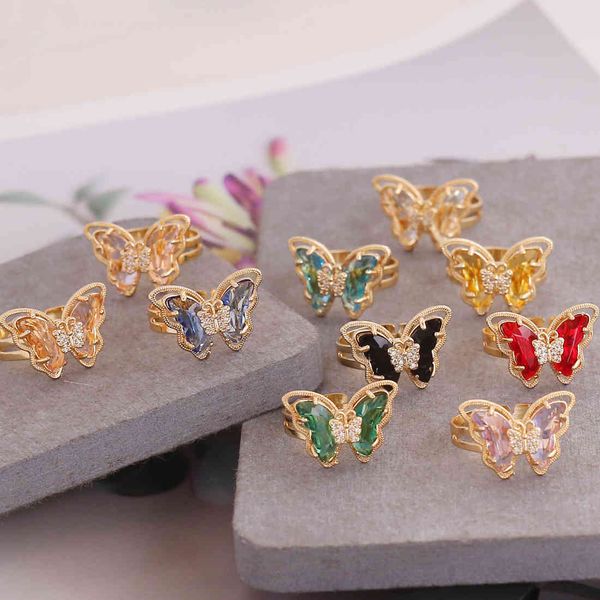 factory wholesale new multicolor three-dimensional butterfly ring women's 18k gold personalized fashion hand jewelry r23 party gift
factory wholesale new multicolor three-dimensional butterfly ring women's 18k gold personalized fashion hand jewelry r23 party gift