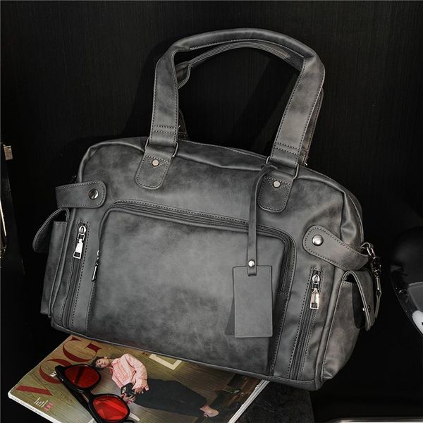 duffel bags xiao.p fashion men's pu leather spots abrasive hand bill of lading shoulder bag large capacity travel
duffel bags xiao.p fashion men's pu leather spots abrasive hand bill of lading shoulder bag large capacity travel
