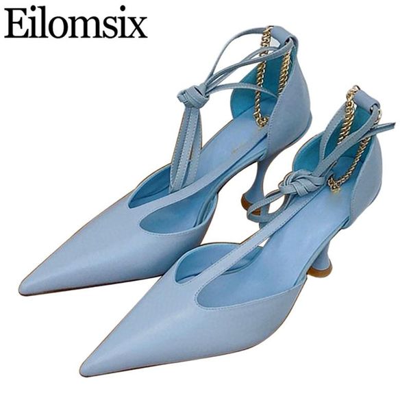 chain t-strap pumps woman pointed toe genuine leather high heels shoes cross-tied ladies party wedding women dress, Black
chain t-strap pumps woman pointed toe genuine leather high heels shoes cross-tied ladies party wedding women dress, Black
