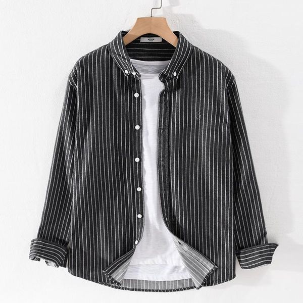 autumn and spring pure cotton brushed stripe casual shirts men fashion comfortable shirt for overhemd camisa men's, White;black
autumn and spring pure cotton brushed stripe casual shirts men fashion comfortable shirt for overhemd camisa men's, White;black