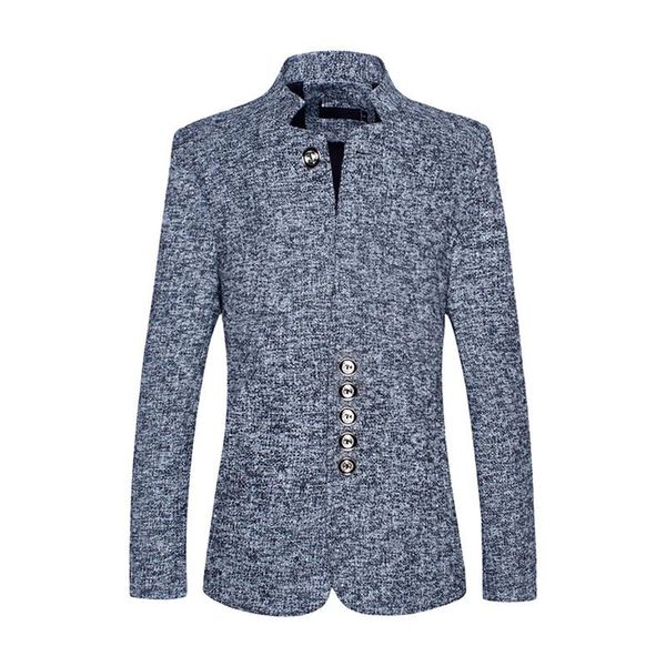 men's suits & blazers suit jacket mens fashion slim handsome autumn male zhongshan coat british casual stand collar blazer solid, White;black
men's suits & blazers suit jacket mens fashion slim handsome autumn male zhongshan coat british casual stand collar blazer solid, White;black