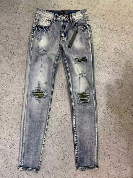 2021 mens designer jeans distressed ripped biker slim fit motorcycle denim for men s fashion jean mans pants pour hommes real jeans#674, Blue
2021 mens designer jeans distressed ripped biker slim fit motorcycle denim for men s fashion jean mans pants pour hommes real jeans#674, Blue