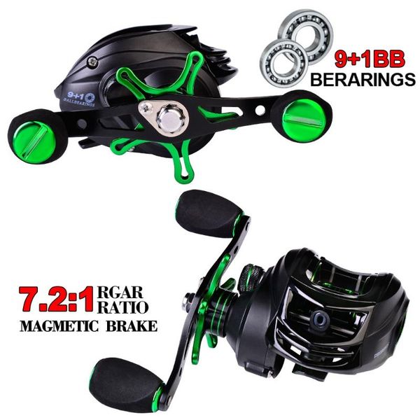 baitcasting wheel 9 +1bb 7.2:1 left/right hand front drag spinning reel casting fishing reels
baitcasting wheel 9 +1bb 7.2:1 left/right hand front drag spinning reel casting fishing reels