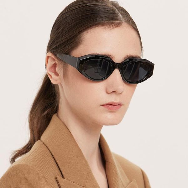 sunglasses polygon retro personality ins wind fashion communication accessories outdoor uv400, White;black
sunglasses polygon retro personality ins wind fashion communication accessories outdoor uv400, White;black