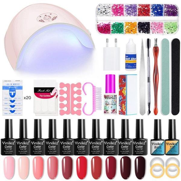 gel nail kit quick-drying professional multicolor polish art tools led lamp manicure suit accessories quick delivery1 
gel nail kit quick-drying professional multicolor polish art tools led lamp manicure suit accessories quick delivery1