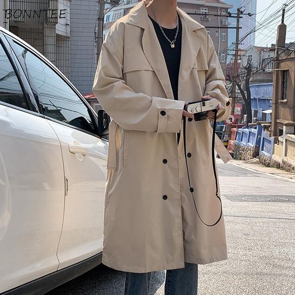 men's trench coats men solid double breasted loose simple design vintage all-match spring fall windbreaker jackets handsome sashes, Tan;black
men's trench coats men solid double breasted loose simple design vintage all-match spring fall windbreaker jackets handsome sashes, Tan;black