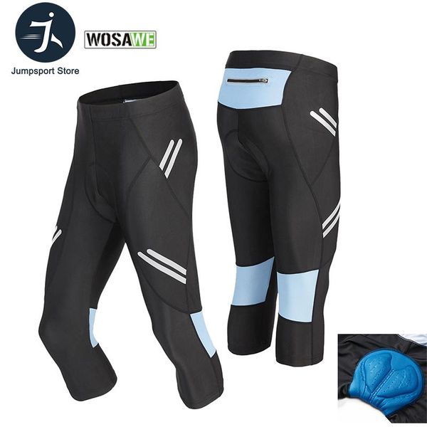 racing pants wosawe men's cycling cropped calf-length reflective bike tights clothing 3d gel padded riding mtb spinning bicycle shorts, Black;blue
racing pants wosawe men's cycling cropped calf-length reflective bike tights clothing 3d gel padded riding mtb spinning bicycle shorts, Black;blue
