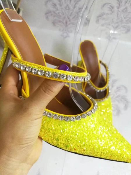 slippers women high heel sandals pointed toe shoes fashion foil crystal outside daily leisure footwear size 35-43, Black
slippers women high heel sandals pointed toe shoes fashion foil crystal outside daily leisure footwear size 35-43, Black
