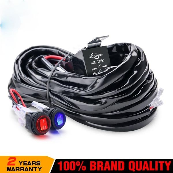 other lighting system mictuning 16awg heavy duty wire harness waterproof switches 2-circuit led light bars wiring kit w/ fuse 40amp relay du
other lighting system mictuning 16awg heavy duty wire harness waterproof switches 2-circuit led light bars wiring kit w/ fuse 40amp relay du