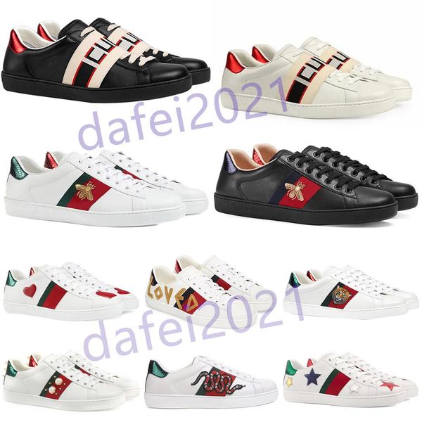 mens italy bee casual shoes women flat leather shoe tiger snake green red stripes embroidered couples trainers des chaussures, Black
mens italy bee casual shoes women flat leather shoe tiger snake green red stripes embroidered couples trainers des chaussures, Black