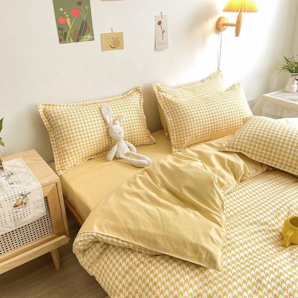 bedding sets ins fresh nordic simple purple houndstooth bed four-piece set washed quilt cover student dormitory three-piece
bedding sets ins fresh nordic simple purple houndstooth bed four-piece set washed quilt cover student dormitory three-piece