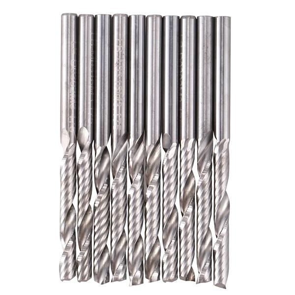 professional drill bits 10 pcs shank spiral upcut router bit 1 flute end mill set milling cutter 3.175mm cutting single tungsten steel engra
professional drill bits 10 pcs shank spiral upcut router bit 1 flute end mill set milling cutter 3.175mm cutting single tungsten steel engra