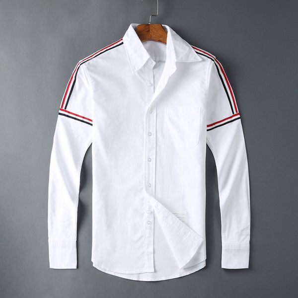 design clothing fashion zhang jie same oxford spinning casual long sleeve double shoulder color ribbon white shirt, White;black
design clothing fashion zhang jie same oxford spinning casual long sleeve double shoulder color ribbon white shirt, White;black