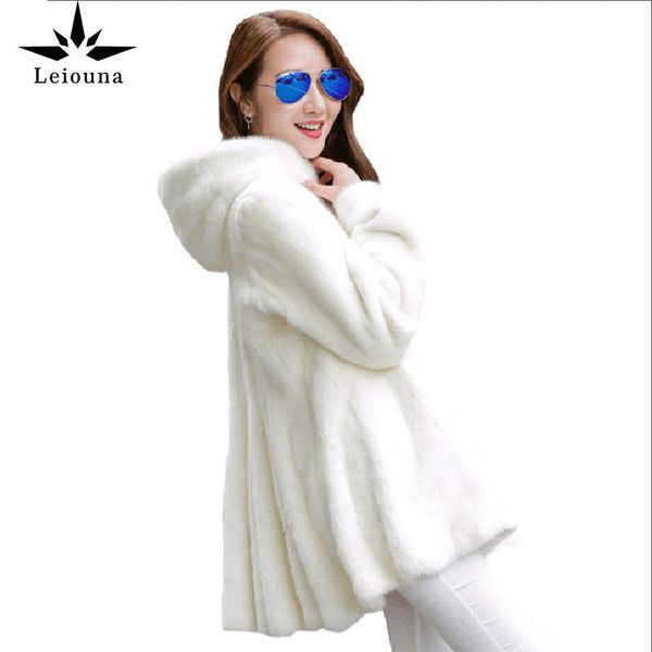women's fur & faux leiouna long sleeve plus size s-4xl thick fashion winter mink coat hooded female warm cotton parker coats, Black
women's fur & faux leiouna long sleeve plus size s-4xl thick fashion winter mink coat hooded female warm cotton parker coats, Black