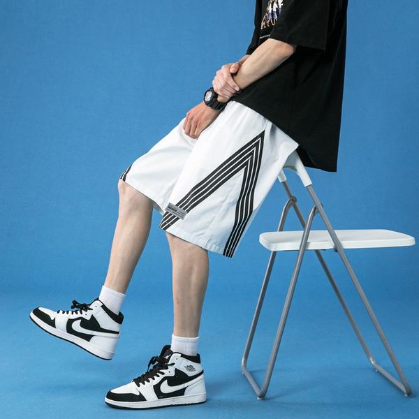 m-5xl size loose shorts men's quick-drying basketball sports pants tide, White;black
m-5xl size loose shorts men's quick-drying basketball sports pants tide, White;black