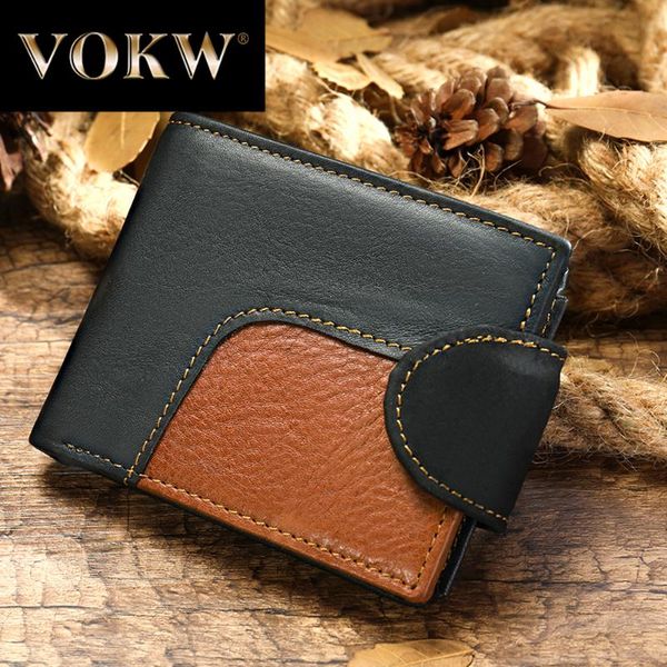 wallets men's wallet genuine leather purse for men holder male slim vingate short money bags 7037, Red;black
wallets men's wallet genuine leather purse for men holder male slim vingate short money bags 7037, Red;black