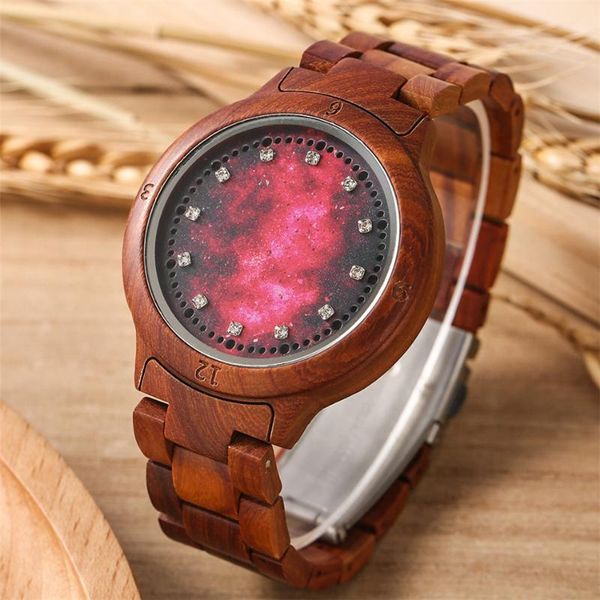 wristwatches led lights display romantic red starry sky ladies wood watch creative 2021 women's wooden timepiece folding clasp, Slivery;brown
wristwatches led lights display romantic red starry sky ladies wood watch creative 2021 women's wooden timepiece folding clasp, Slivery;brown