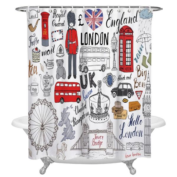 shower curtains waterproof british london culture cartoon doodle curtain frabic polyester bathroom decor
shower curtains waterproof british london culture cartoon doodle curtain frabic polyester bathroom decor