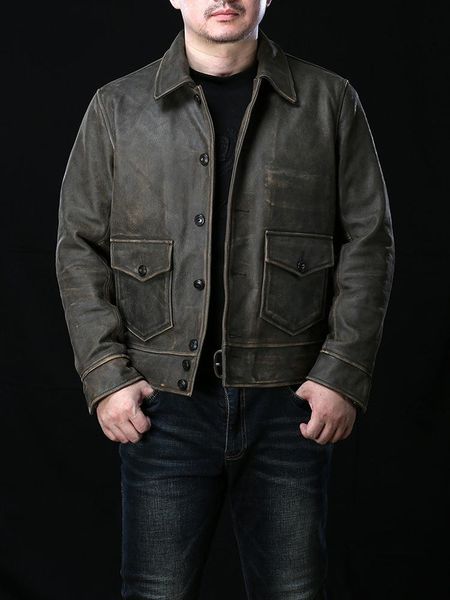 men's leather & faux yr.wholesales.classic vintage jacket.quality mens brown genuine coat.full grain cowhide clothing, Black
men's leather & faux yr.wholesales.classic vintage jacket.quality mens brown genuine coat.full grain cowhide clothing, Black