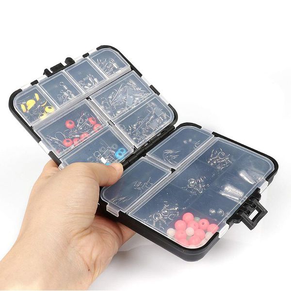 170pcs/set fishing tackle boxes storage case swivels snaps hooks luminous beads lure carp accessories
170pcs/set fishing tackle boxes storage case swivels snaps hooks luminous beads lure carp accessories