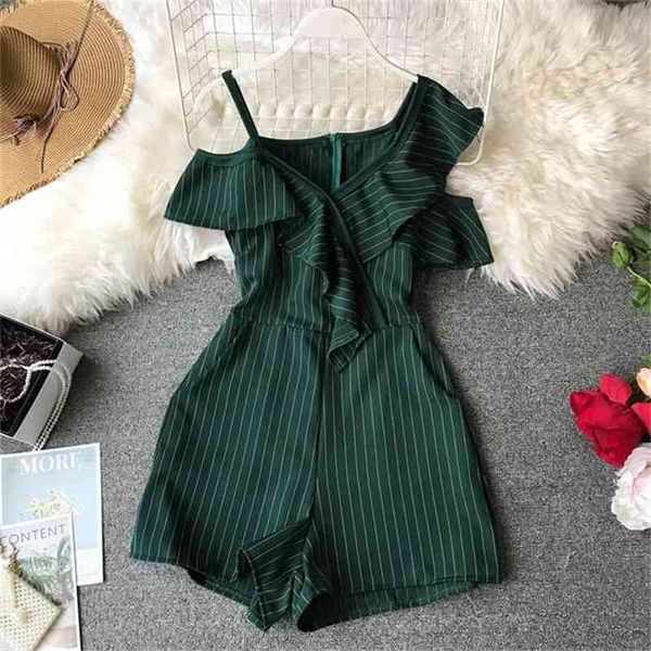 woman stripe romper summer asymmetric short sleeve jumpsuits women slim s black playsuit ladies overalls 210525, Black;white
woman stripe romper summer asymmetric short sleeve jumpsuits women slim s black playsuit ladies overalls 210525, Black;white