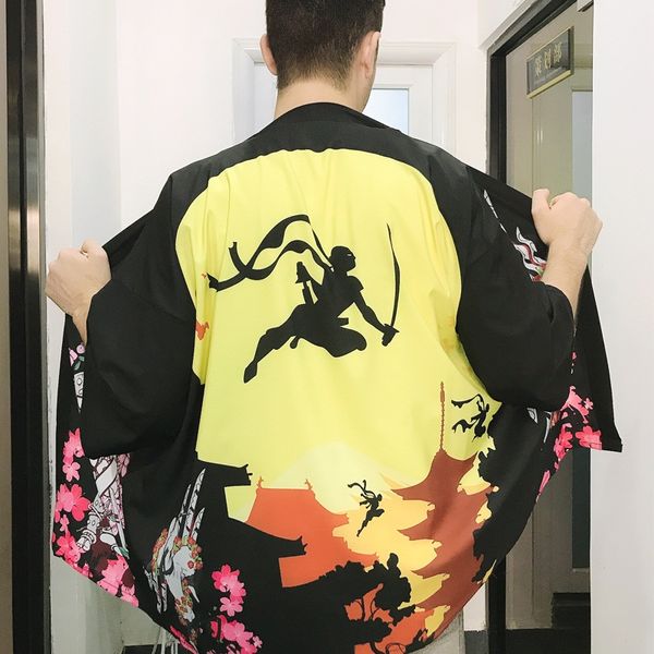 yukata men japanese kimono streetwear samurai custume harakuju japanese kimono traditional cosplay haori obi japan shirt 2023, Red
yukata men japanese kimono streetwear samurai custume harakuju japanese kimono traditional cosplay haori obi japan shirt 2023, Red