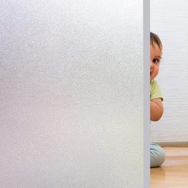 window stickers non-adhesive matte film privacy home office sticker glass
