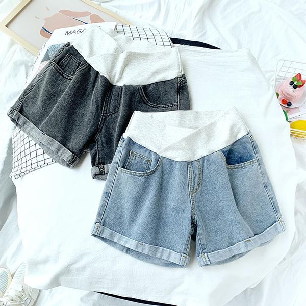 maternity bottoms t001# jeans shorts summer cropped denim pants belly support elastic waist trousers, White
maternity bottoms t001# jeans shorts summer cropped denim pants belly support elastic waist trousers, White