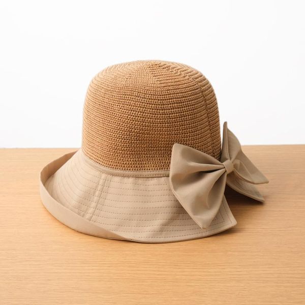 wide brim hats 2021 fashion big bow fisherman hat female korean knit stitching outing sunshade beach basin sunscreen straw, Blue;gray
wide brim hats 2021 fashion big bow fisherman hat female korean knit stitching outing sunshade beach basin sunscreen straw, Blue;gray