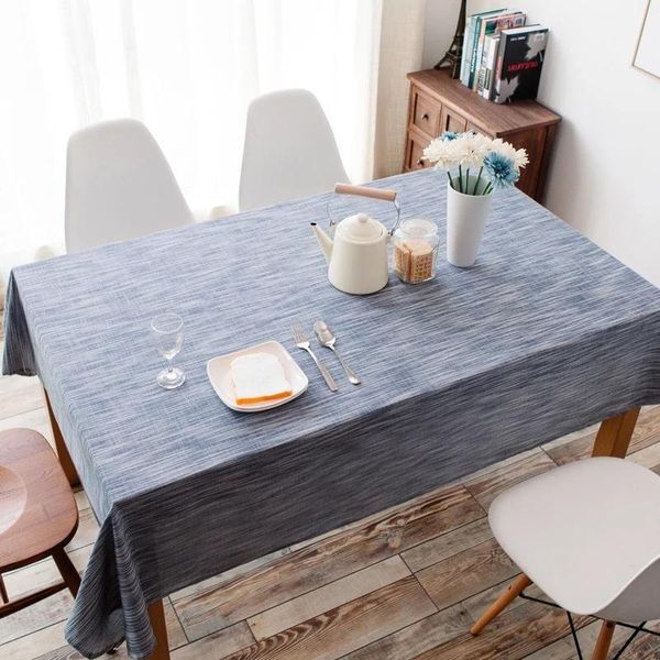 table cloth simple plain style stripe tablecloth cotton and linen rectangular washable anti-dirty high guaility home cover
table cloth simple plain style stripe tablecloth cotton and linen rectangular washable anti-dirty high guaility home cover