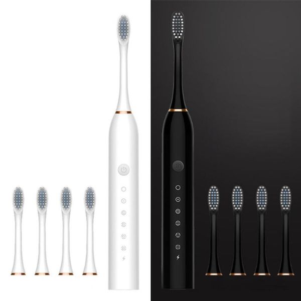electric toothbrush with 5 brush head 6 gears sonic vibration household soft fur usb charging waterproof smart
electric toothbrush with 5 brush head 6 gears sonic vibration household soft fur usb charging waterproof smart
