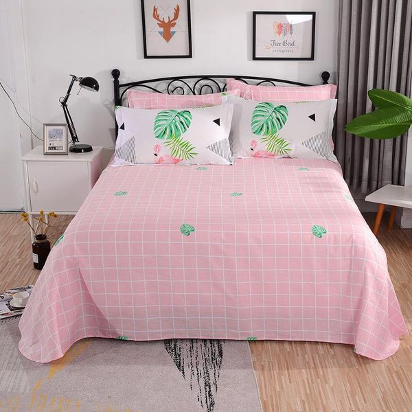 sheets & sets 100% cotton pink plaid flat sheet for children adults single double bed bedsheets (no case) xf727-8
sheets & sets 100% cotton pink plaid flat sheet for children adults single double bed bedsheets (no case) xf727-8