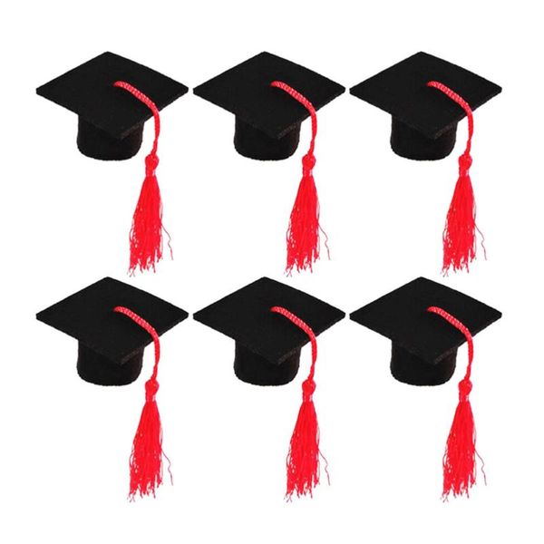 party hats 6pcs mini doctoral cap shape bottle adorable tassel cover graduation ornament beer decoration
party hats 6pcs mini doctoral cap shape bottle adorable tassel cover graduation ornament beer decoration