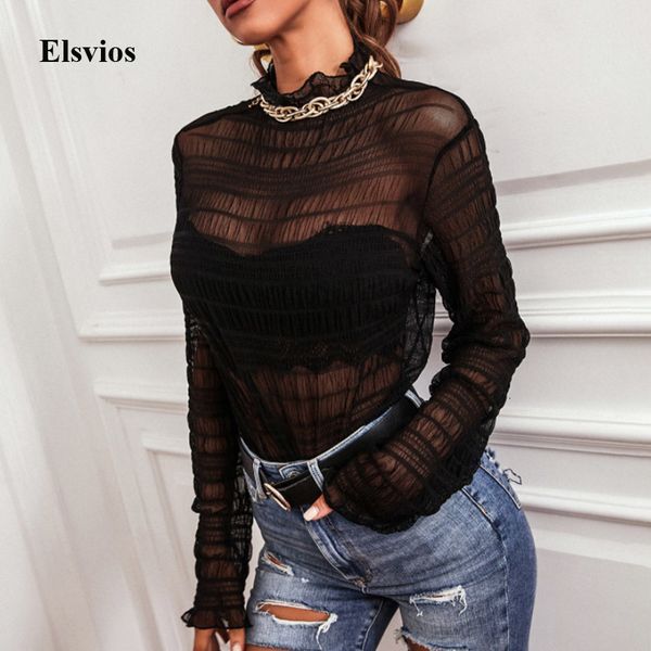 women's jumpsuits & rompers see-through mesh sheer lace shirt blouse women casual long sleeve blusa pullover spring elegant o, Black;white
women's jumpsuits & rompers see-through mesh sheer lace shirt blouse women casual long sleeve blusa pullover spring elegant o, Black;white