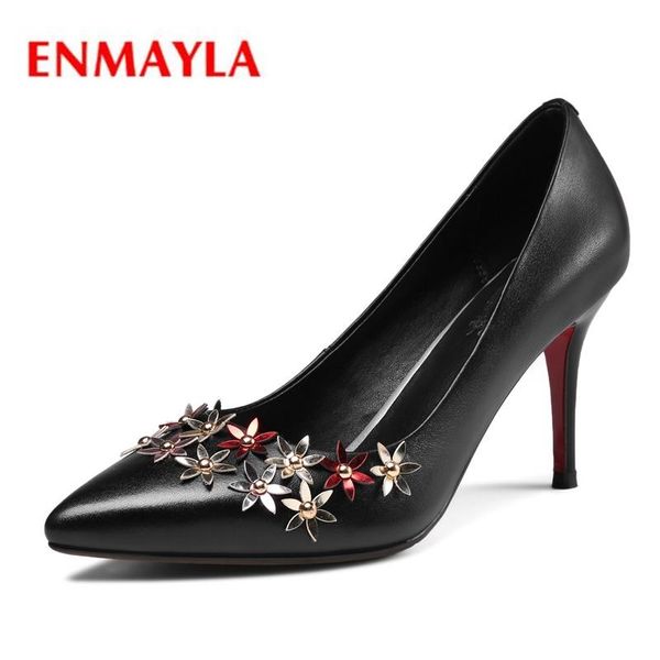 dress shoes enmayla pointed toe genuine leather slip-on casual thin heels woman high heel lady size34-39 zyl2036, Black
dress shoes enmayla pointed toe genuine leather slip-on casual thin heels woman high heel lady size34-39 zyl2036, Black